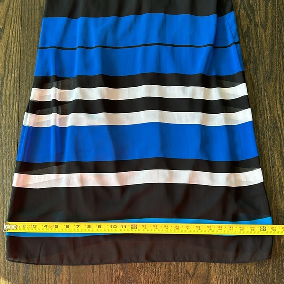 Cache long strapless with side zipper size 6 - lined with overlay - Picture 2 of 7